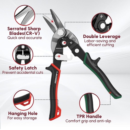 Freccia 8inch tin snips - freccia,
