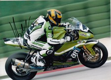 Roberto Rolfo foto Kawasaki 7x5 firmata a mano WSBK 6.