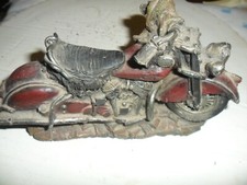 raro modellino in pietra vinteg Harley Davison 18 x10 centimetri600 grammi