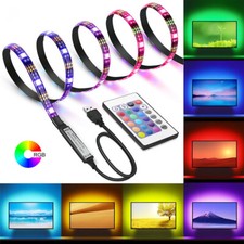 STRISCIA LED RGB RETROILLUMINAZIONE TV WIRELESS SMD-5050 RGB GARANZIA 24 MESI
