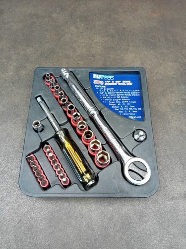 Nutool piece socket set - 30, ¼"