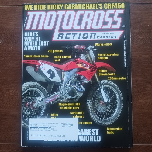 Motocross action january 2005 - motocross,