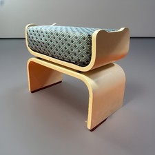 Panca Pouf Ottomana Art Deco’ Anni 30  Design Di Donald Deskey per Valentine