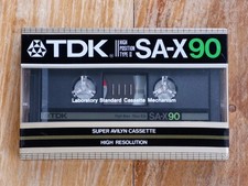 TDK SA-X 90 del 1985, Made in Japan, Cassetta High End Golden Age, Cult! Confezione Originale