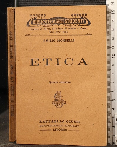 Etica emilio morselli - etica.,
