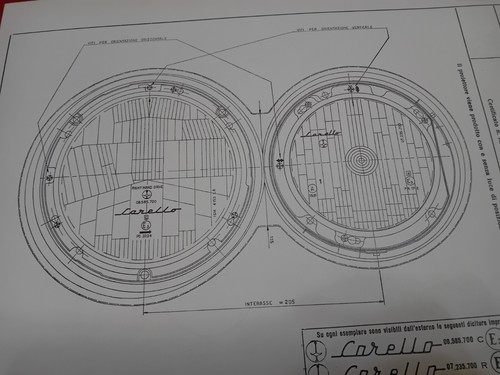 Scheda omologazione fari - scheda,