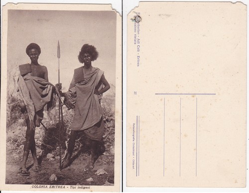 Colonia eritrea tipi - eritrea, indigeni