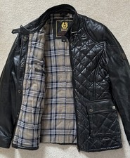 Giacca pelle italiana nera