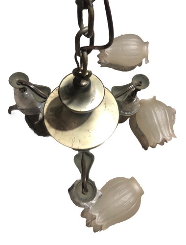 Antico lampadario tulipano a - antico,