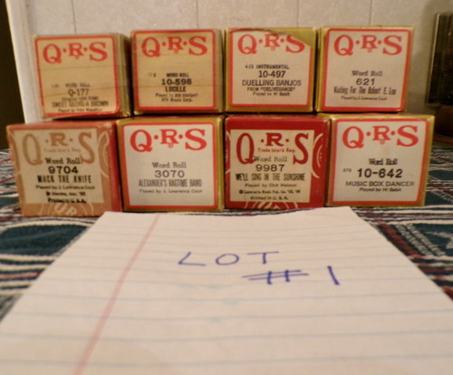 Lettore piano rolls qrs - piano, 8