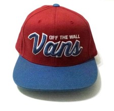 Cappello New Era Vans Off The Wall Regolabile Borgogna/Blu