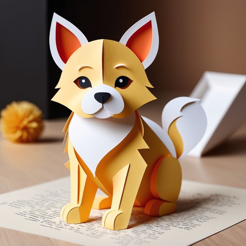 Immagine digitale con cucciolo