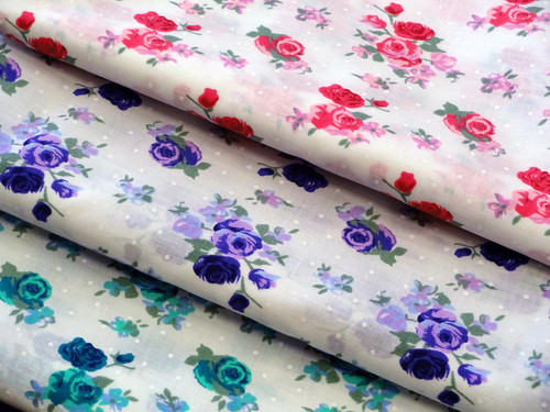 Tessuto polycotton avorio con - avorio,