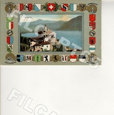 A7807 SVIZZERA 1909 LOCARNO STEMMI CANTONI SVIZZERI EDIZIONI CARL KUNZLI TOBLER