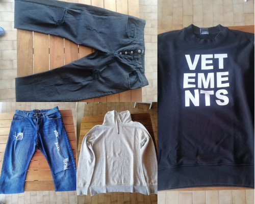 Lotto jeans blu neri - 6,