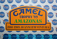 ADESIVO VINTAGE STICKER AUTOCOLLANT AUTO MOTO TUNING CAMEL TROPHY AMAZONAS 1989