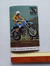 Sachs 125-175-250-350 Enduro - 250 Cross - 125 Military 1978 depliant italiano