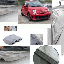 TELO COPRIAUTO TELATO FELPATO PER FIAT 500 ABARTH ANNO 2021 IMPERMEABILE ANTIGRA