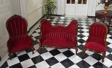 Antico set salotto vittoriano