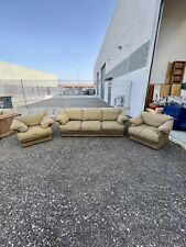 Salotto vintage tipo "Cinova" anni '80 - divano + 2 poltrone