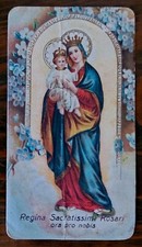 SANTINO REGINA SACRATISSIMI ROSARI ORA PRO NOBIS MADONNA MARIA CGM