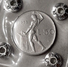 REPUBBLICA ITALIANA - 50 LIRE 1958 -  PERIZIATA BB/SPL