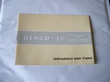 MOTO GUZZI USO E MANUTENZIONE "  DINGO 3v 50 cc. 1974 " -ottime condizioni
