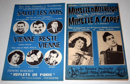 Partition vintage sheet - , music