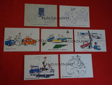 Bari lotto x 7 cartoline 1964 Settimana Educazione Stradale Puglia