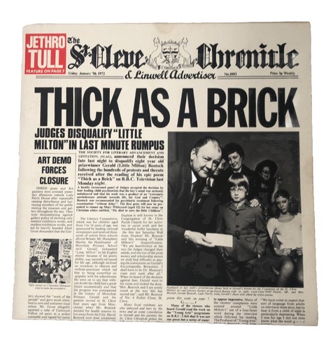 Jethro tull thick brick - thick, as