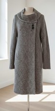 MAX MARA Grey Wool Alpaca Coat
