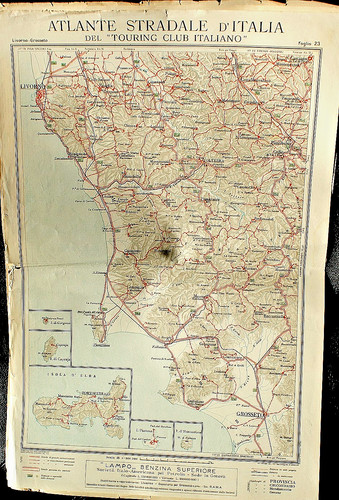 Cartina stradale livorno - cartina,