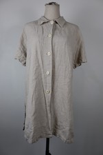 MARINA RINALDI CAMICIA DONNA TG. 23 WOMAN SHIRT CASUAL VINTAGE  BLUSA LINO