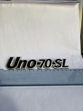 Targhetta Originale Fiat Uno 70 SL