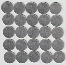 100 Lire 1955 Lotto di 25 monete rare a13