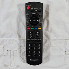 Telecomando TV originale Panasonic N2QAYB000221 testato funzionante TH46PZ80U TC37LZ85