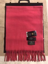 sciarpa colore Rosa “Fluo” tinta unita made in italy