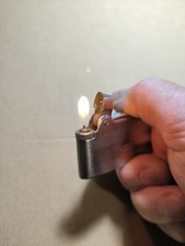 RONSON VARAFLAME Adonis Spazzolato revisionato e funzionante Vintage