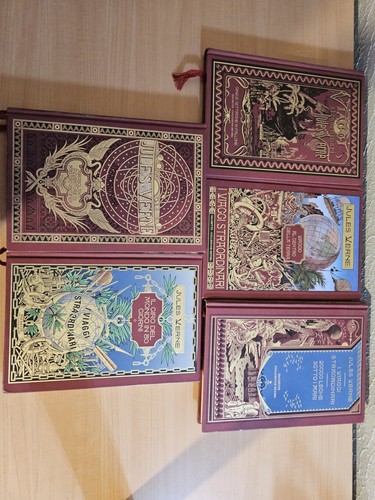 Lotto libri jules verne - , in
