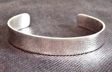 Bracciale Uomo donna in Argento 925  sterling largo 10 mm con scatola regalo