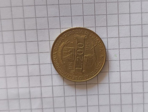 Moneta 200 lira del - lira,