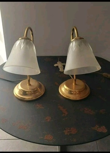 Abatjour coppia vintage anni - a,