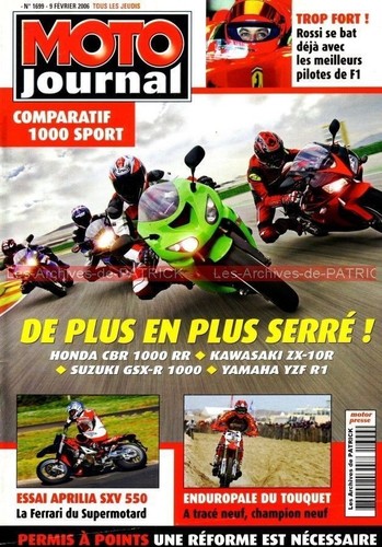 Moto journal 1699 essai - moto,