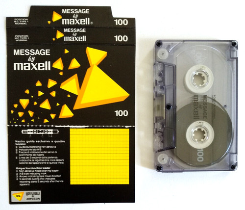 Message maxell 100 - mc, by