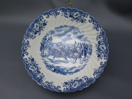 Johnson bros blue and white - and,