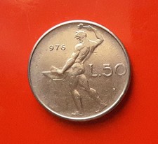 50 LIRE 1976 ERRORE - 1 DELLA