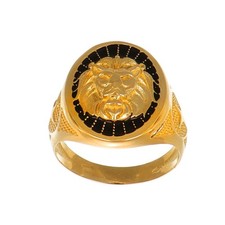 ANELLO ORO GIALLO UOMO CON