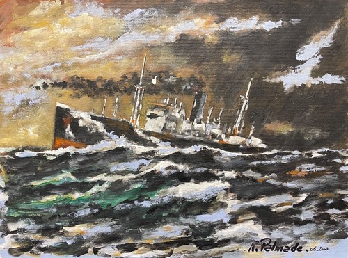 Nave vapore marina fine - nave,
