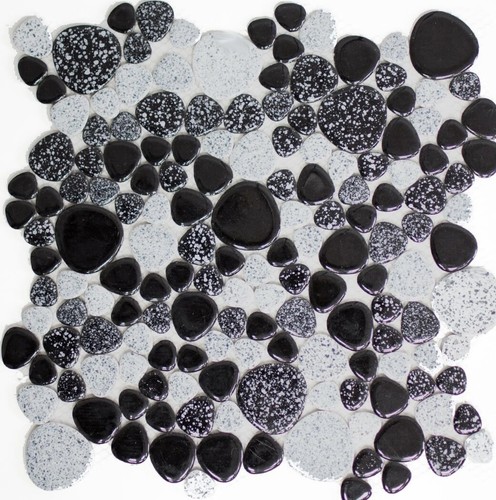 Mosaico ceramica nero - ceramica,