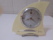 SVEGLIA A CORDA CARICA MANUALE A FORMA DI VELA-VINTAGE-FUNZIONANTE-MADE CHINA